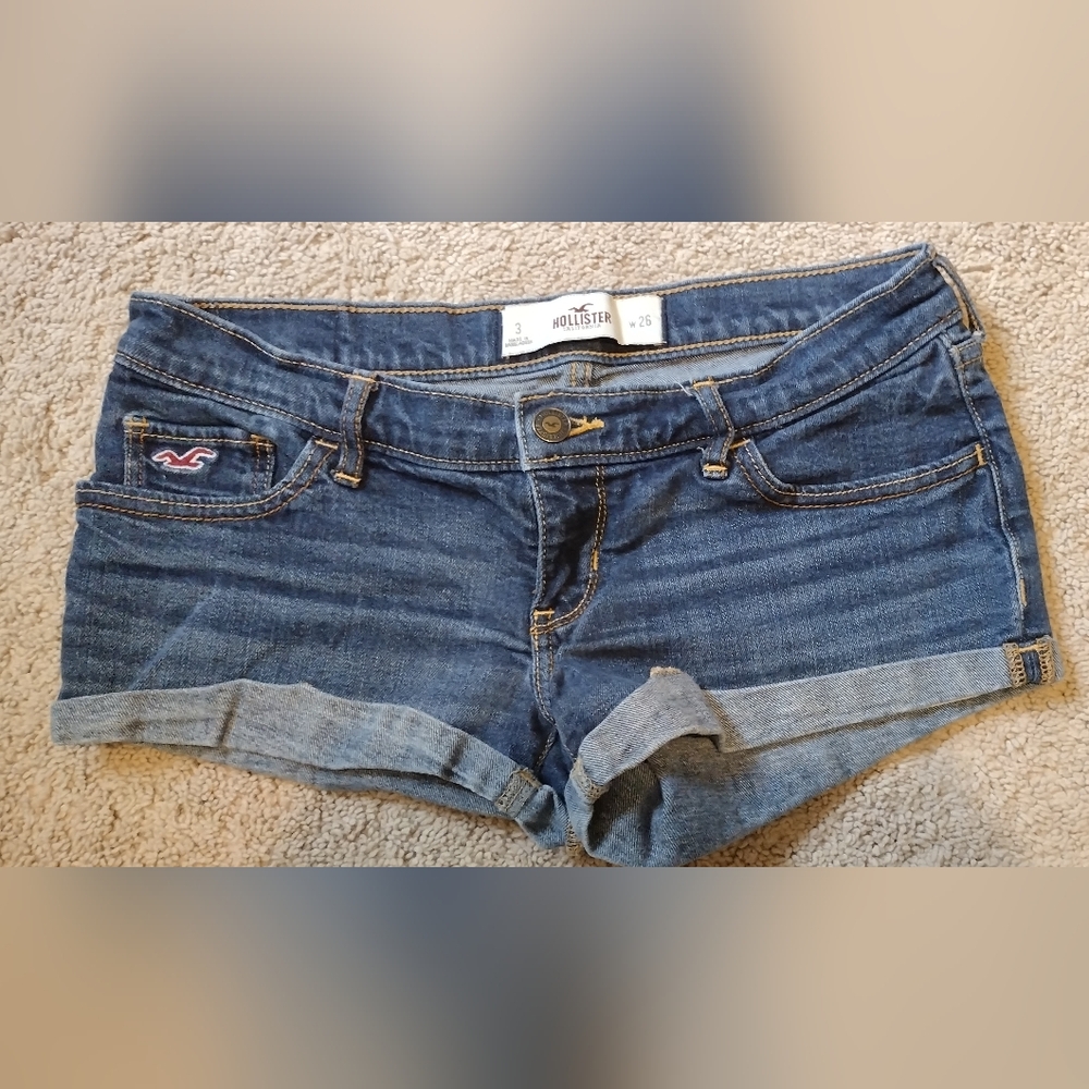 Hollister Blue Denim Shorts
